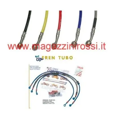 Kit Fren Tubo Yamaha T-Max 500 08-11 acciaio/acciaio vari colori- Prezzo Di Fabbrica