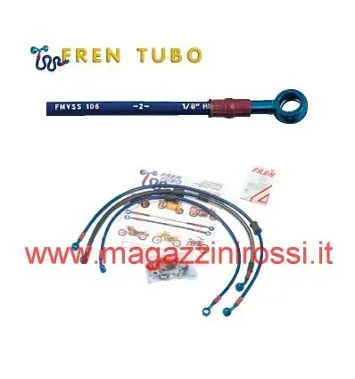 Spedizione Gratuita Kit Fren Tubo Yamaha T-Max 500 08-11 kevlar/ergal-