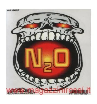 Super Prezzo Set Adesivi piccolo 4R Teschio N2O-