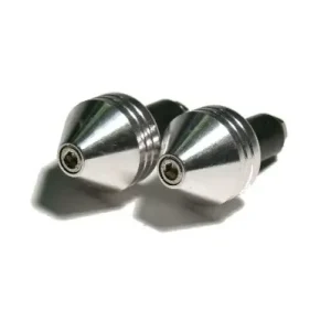 Terminali manubrio universali Conical Big argento- Promozione