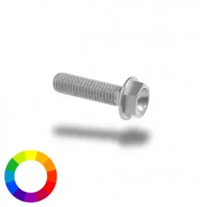 Professionale Bullone in ergal 004 testa esagonale 6x35mm-Argento