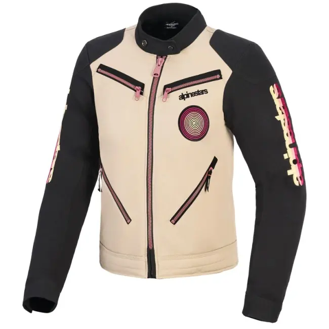 Professionale Giacca moto da donna Alpinestars Stella Grace Aluminium-XS