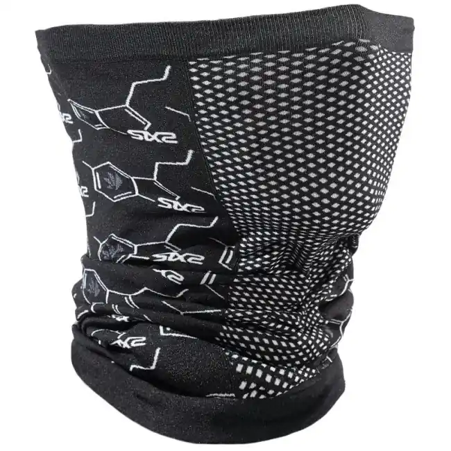 Scaldacollo Sixs TBX V2 termoregolante in carbonio nero e bianco- Offerta