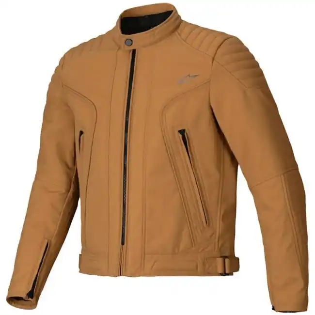 Giacca da moto Alpinestars Clayton marrone chiaro-M Ultima Occasione
