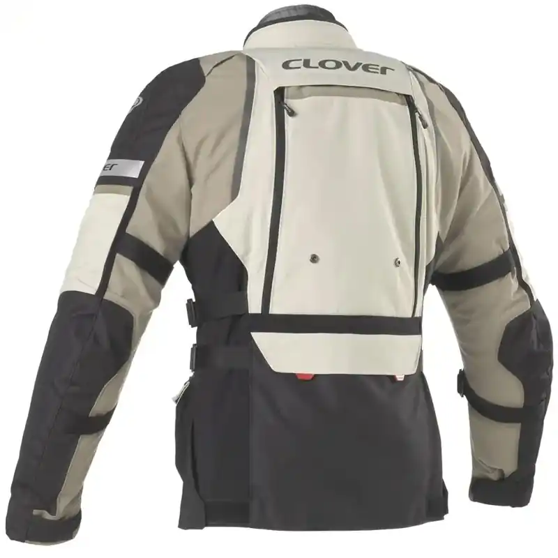 Giacca da moto Clover GTS-4 WP Airbag sabbia-M Ultimissimo Modello