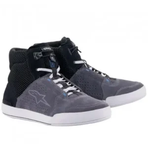 Scarpe da moto Alpinestars Chrome Air grigie e blu-41 Pagamento Sicuro