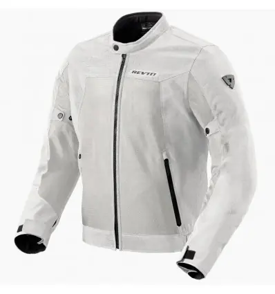 Giacca da moto Revit Eclipse 2 in rete leggera grigio chiaro-S Consegna Rapida
