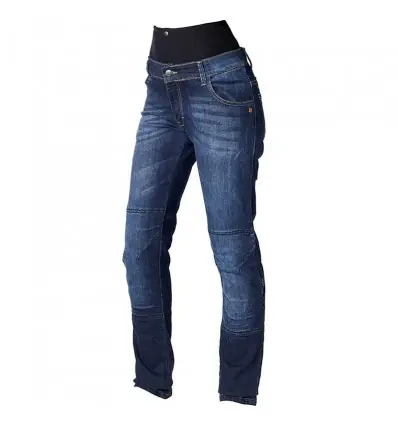 Jeans donna da moto Hevik modello Stone blu denim-40 Prezzo Conveniente