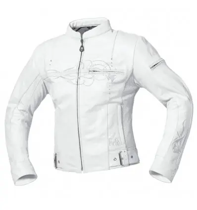Compra Adesso Giacca in pelle Held da donna Alina bianca-48