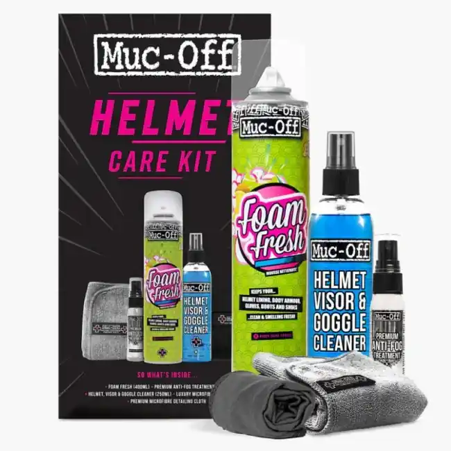 Offerta Limitata Kit completo pulizia Muc-Off per visiere e caschi moto-