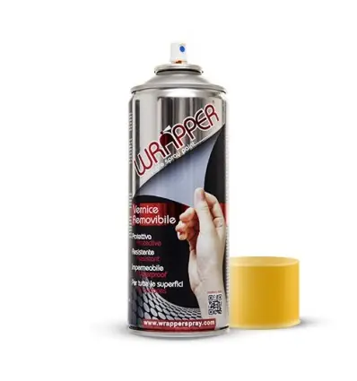Pellicola spray per wrapping a rimozione facilitata oro- Consegna Rapida