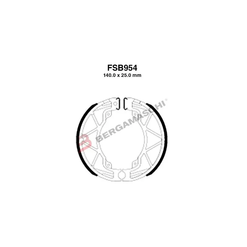 Professionale Ganasce ferodo fsb954a