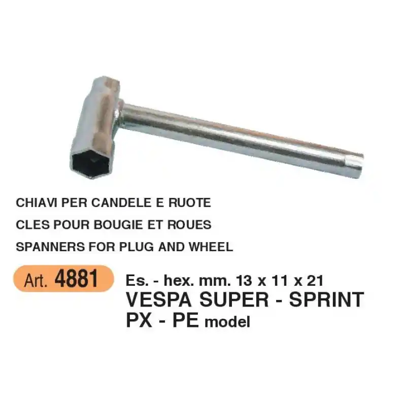 Chiave per candele e ruote con esagono da 13x11x21 A Buon Prezzo