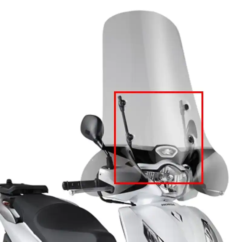 Attacchi parabrezza 1117AK | Honda SH Super Prezzo