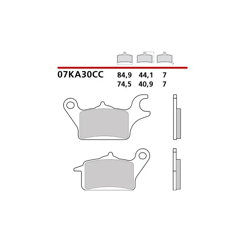 Professionale Pastiglie brembo cc 07ka30cc