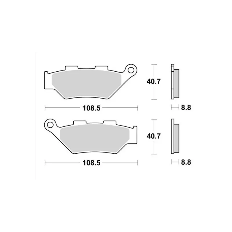 Set pastiglie freno sbs 983hs Promozione Esclusiva