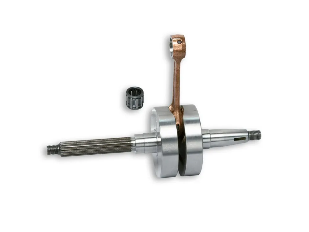 ALBERO MOTORE RHQ CON SPINOTTO 12 PER MOTORI PIAGGIO CON BIELLA 80MM CORSA 39,3MM MALOSSI APRILIA SR R 50 2T LC EURO 4 2018+ (PI- Prezzo Ridotto