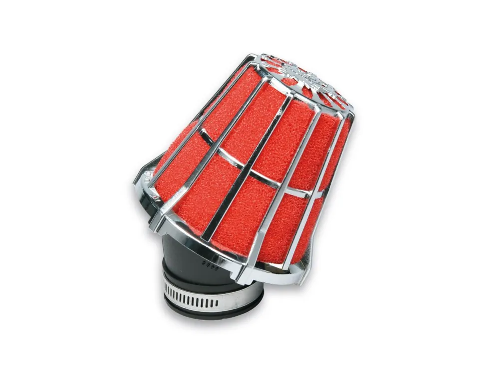 Soddisfatti O Rimborsati FILTRO ARIA RED FILTER E5 CON 48 PER CARBURATORI PHF 30-36 CROMATO MALOSSI GILERA RUNNER VXR 200 4T LC 2006+-