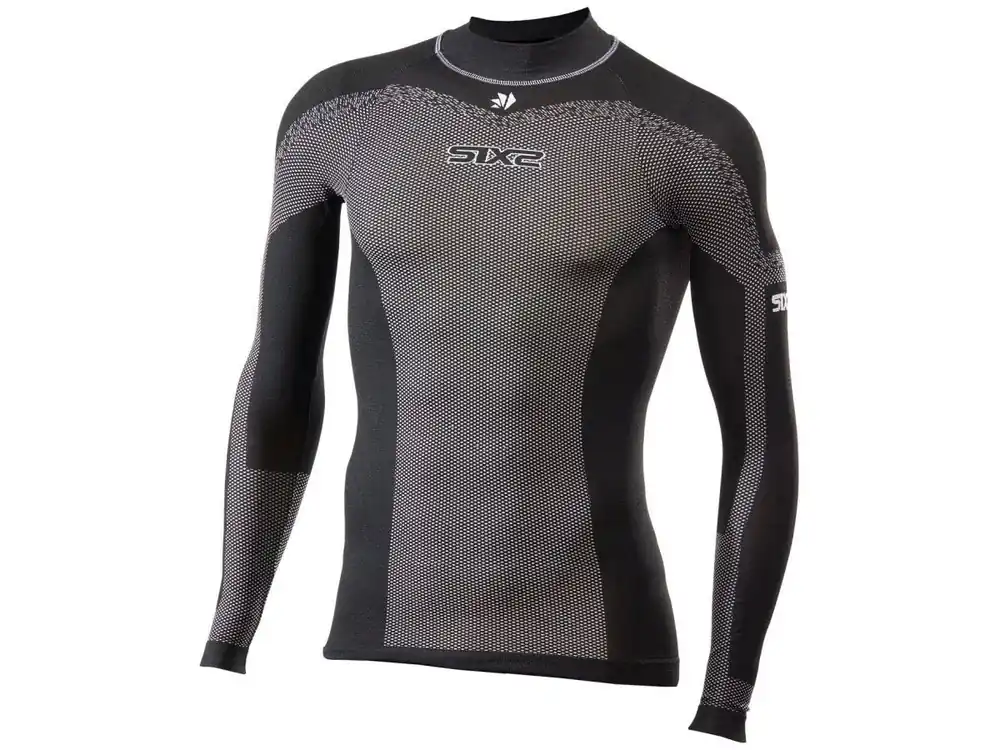 Esclusivo MAGLIA LEGGERA A MANICHE LUNGHE CON LUPETTO SIX2-M/L
