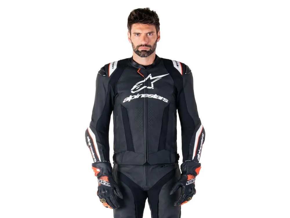 GIACCA IN PELLE MISSILE V3 IGNITION ALPINESTARS-44 Saldi