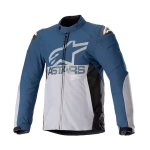 Compra Oggi Stesso GIACCA SMX WATERPROOF ALPINESTARS BLU NAVY / GRIGIO-S - Ordinabile