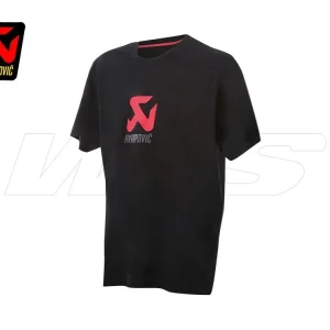 T-SHIRT UOMO NERA UFFICIALE AKRAPOVIC-S - Pronta consegna Novità