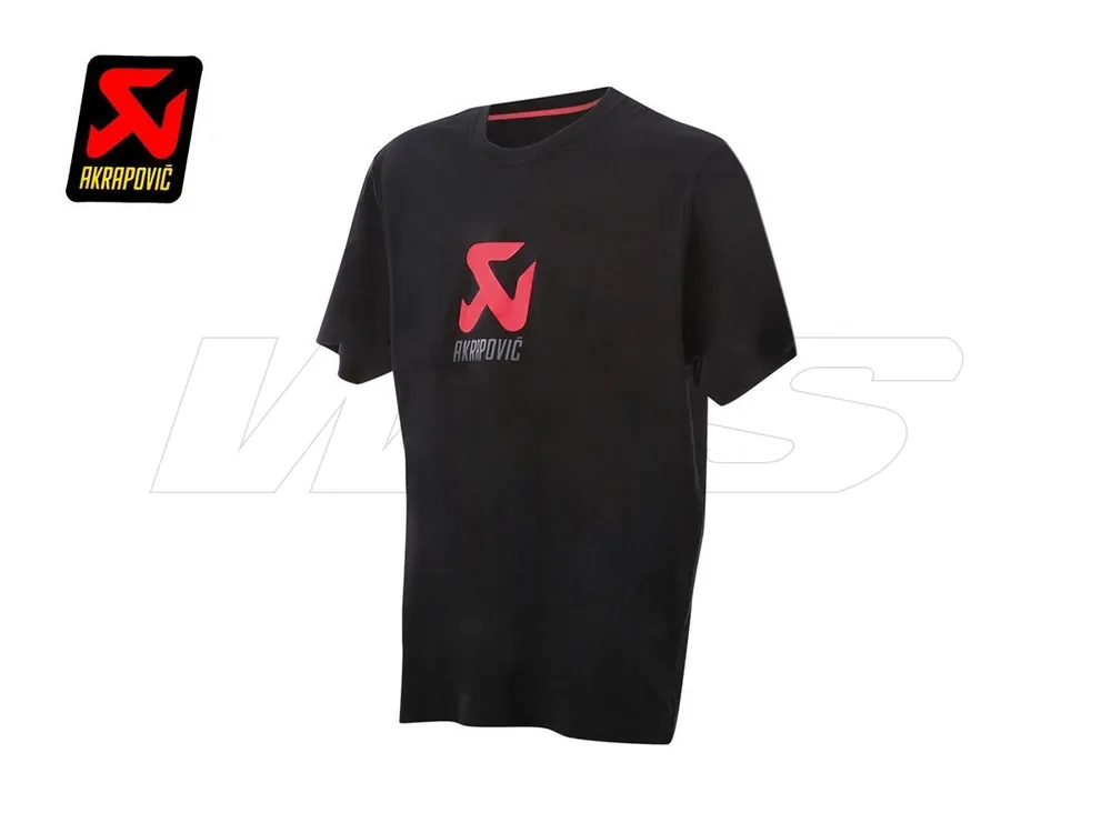 T-SHIRT UOMO NERA UFFICIALE AKRAPOVIC-S - Pronta consegna Novità