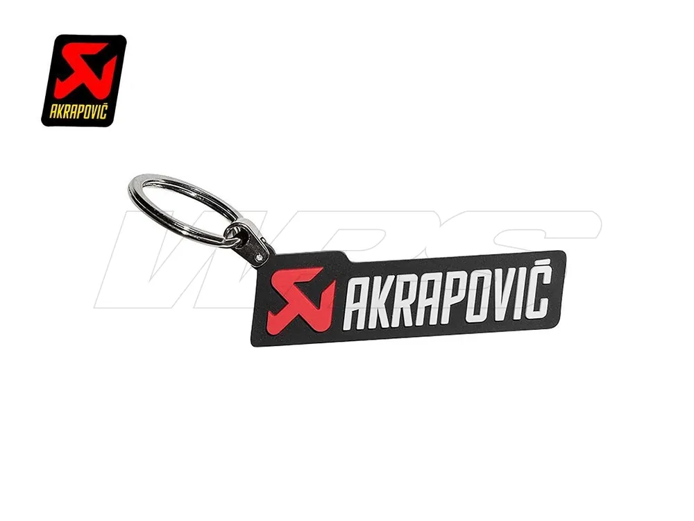 Prezzo Basso PORTACHIAVI DI GOMMA UFFICIALE AKRAPOVIC-
