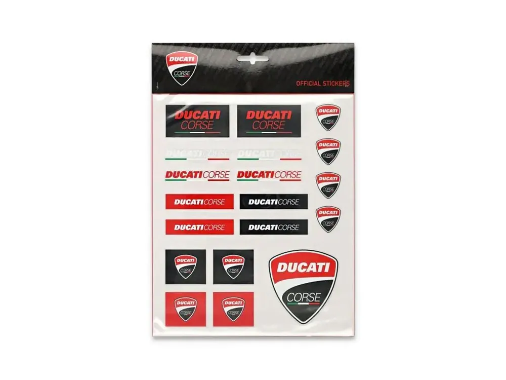 2556007 SET ADESIVI UFFICIALI DUCATI CORSE- Miglior Prezzo