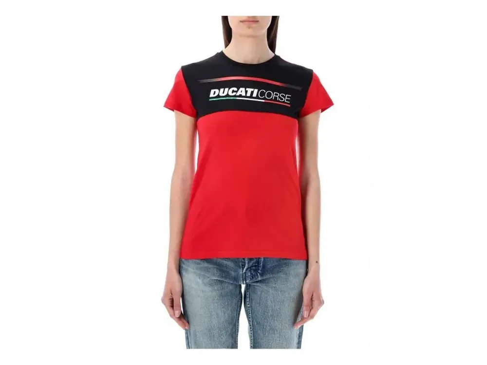Novità 2336006 T-SHIRT DONNA UFFICIALE DUCATI RACING-S - Ordinabile