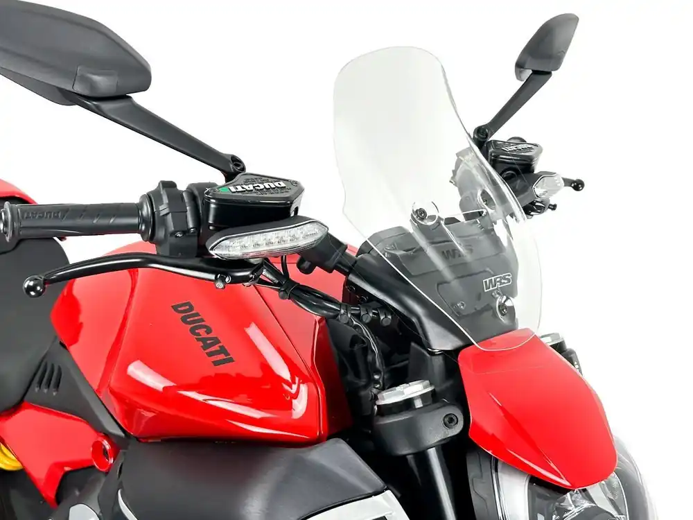Nuovo Arrivo CUPOLINO TOURING TRASPARENTE WRS DUCATI DIAVEL V4 / RS 2023-2026-