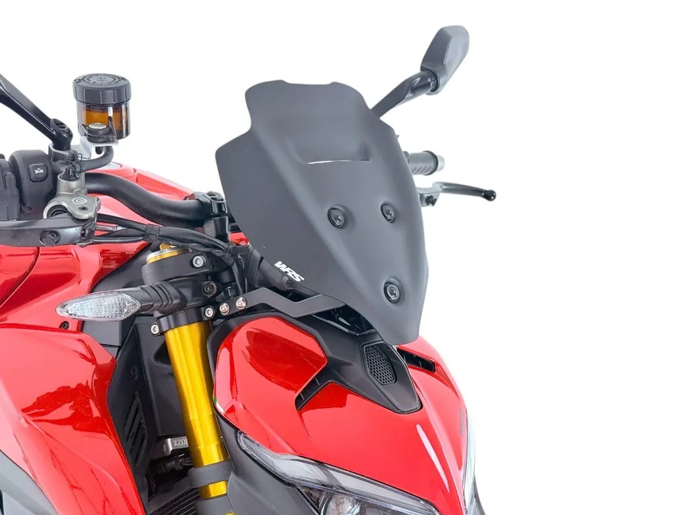 Ordina Subito CUPOLINO SPORT PLUS NERO OPACO + TELAIETTO WRS DUCATI STREETFIGHTER V2 / S 2025-2026-