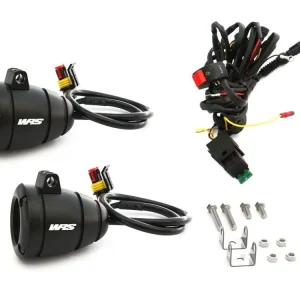 KIT FARI FARETTI LATERALI LED WRS NERO UNIVERSALI- Soddisfatti O Rimborsati