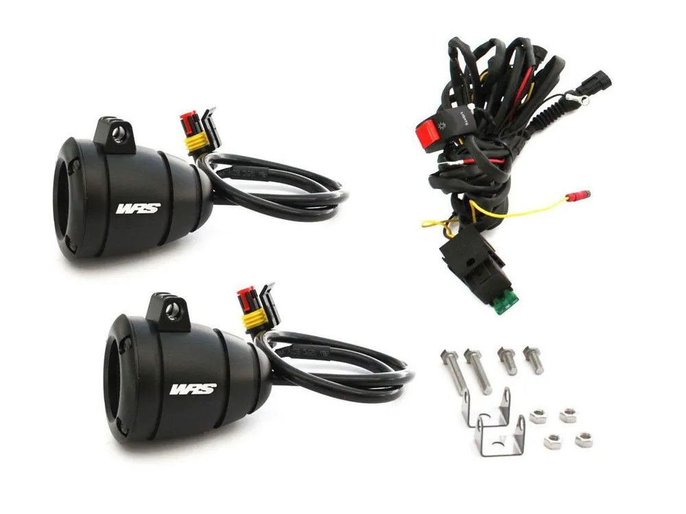 KIT FARI FARETTI LATERALI LED WRS NERO UNIVERSALI- Soddisfatti O Rimborsati