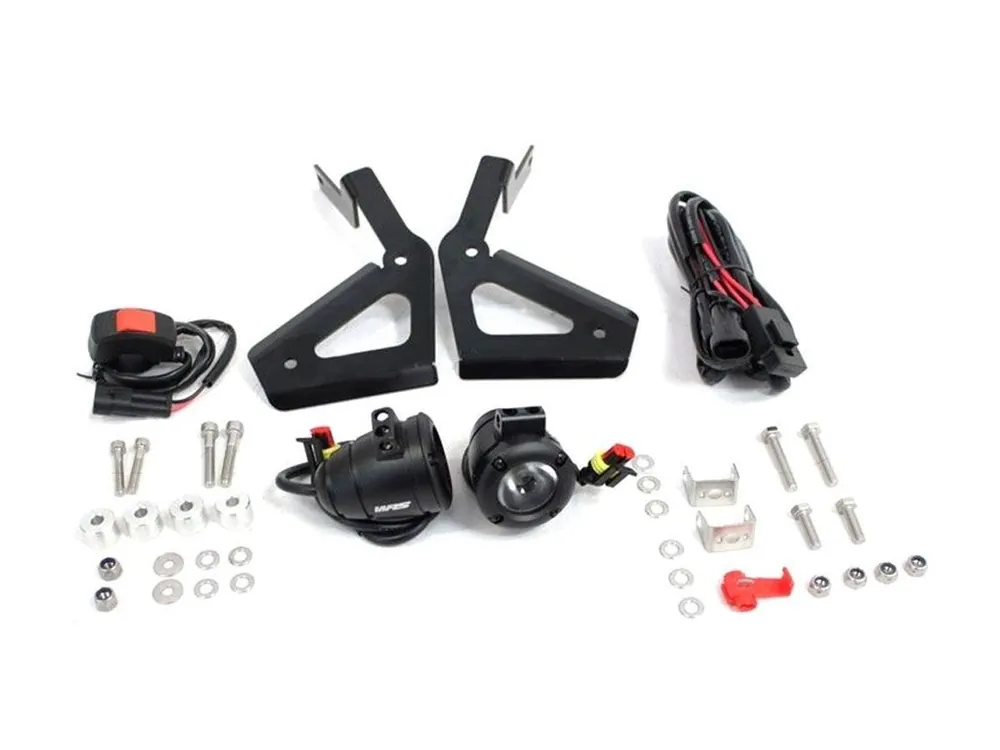 Ultime Pezzi KIT FARETTI LATERALI LED WRS NERO BMW R 1200 GS 2004-2007-