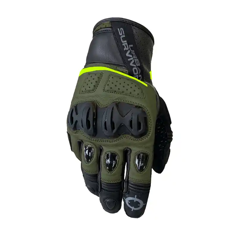 Prezzo Ridotto Guanti Berik Urban Survivor nero verde militare-S