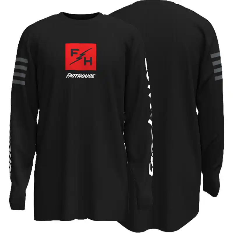 Compra Oggi Stesso Maglia Fasthouse Carbon Echo LS nero-S