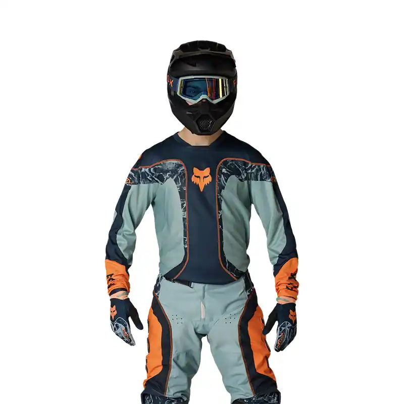 Di Tendenza Completo Fox 180 Image Print Arctic Blu-M-32