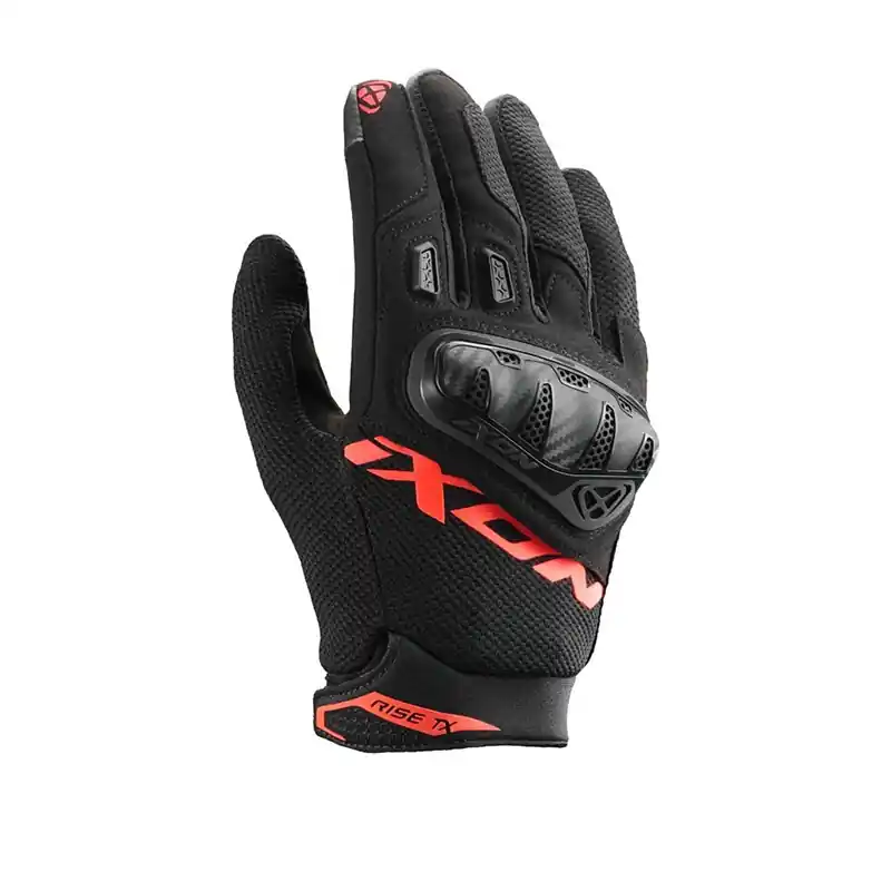 Prezzo Scontato Guanti Ixon Rise TX nero rosso-S