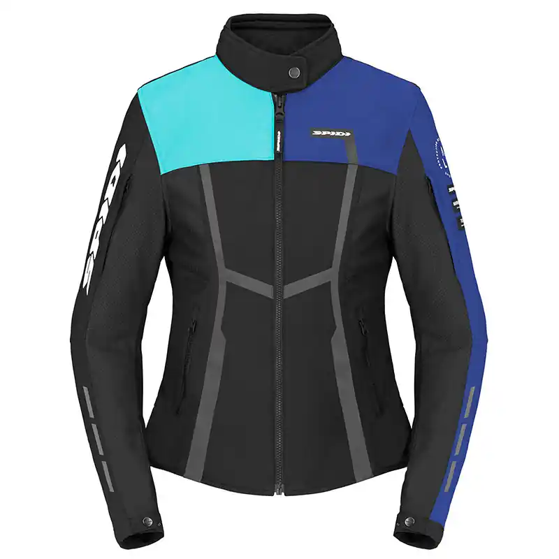 Spedizione Espresso Giacca Donna Spidi MotoJoy nero blue-XS