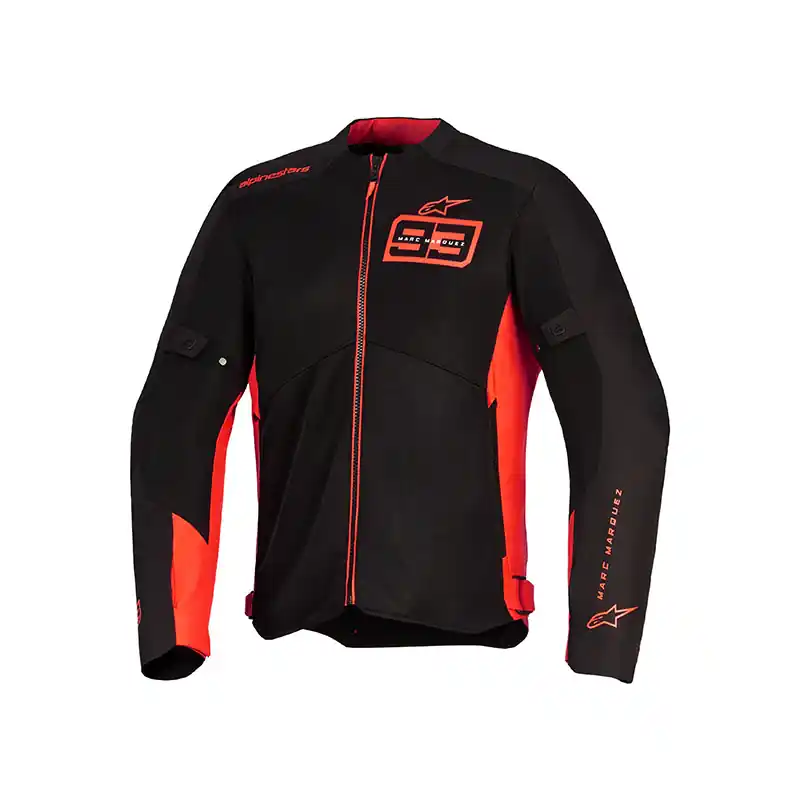 Giacca Alpinestars MM93 C-1 Air rosso fluo nero-XS Spedizione Gratuita