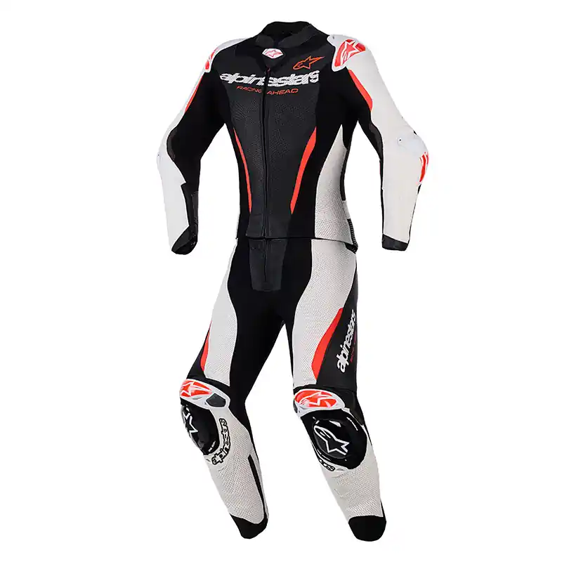 Tuta Divisibile Alpinestars Stella GP-R7 bianco rosso fluo-38 Compra Adesso