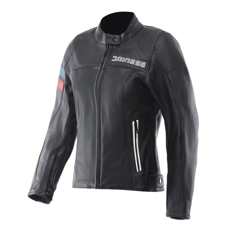 Consegna Rapida Giacca Pelle Donna Dainese Leggenda WMN nero-38