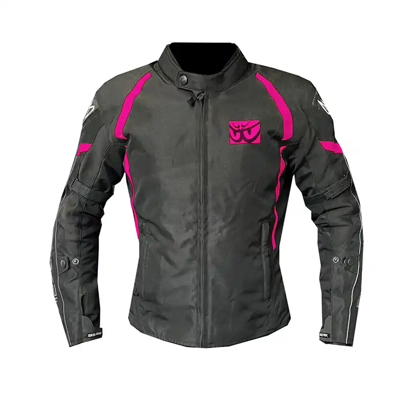 Giacca Donna Berik Nylon nero fuchsia-38 Scelto Dai Clienti