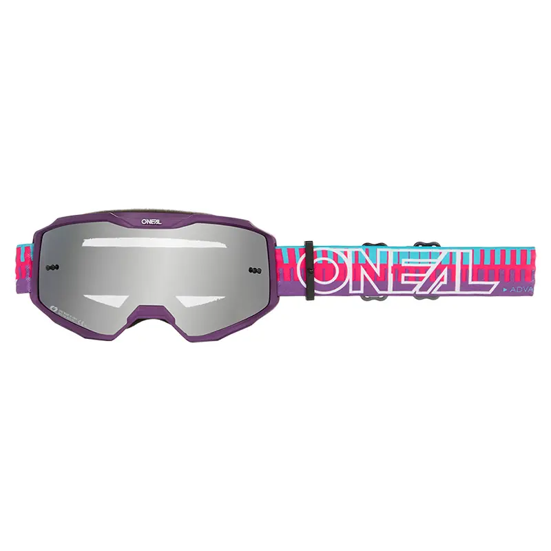 Compra Online Maschera O Neal B-10 Striped V.26 rosa specchiato-