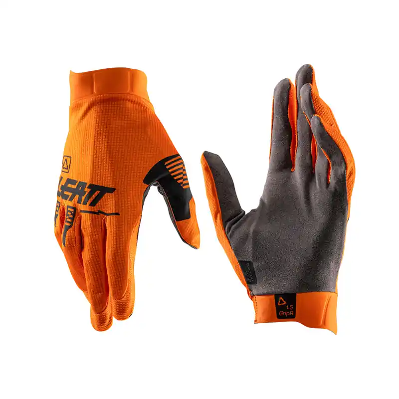 Nuova Collezione Guanti Leatt Moto 1.5 GripR V26 arancio-S