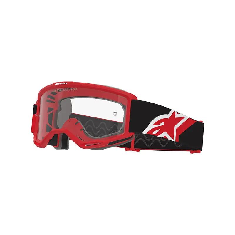 Maschera Alpinestars Vision OTG rosso- Pagamento Sicuro