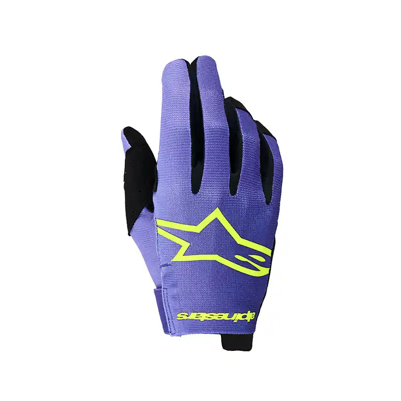 Guanti Alpinestars Radar 2024 viola giallo-S Promozione