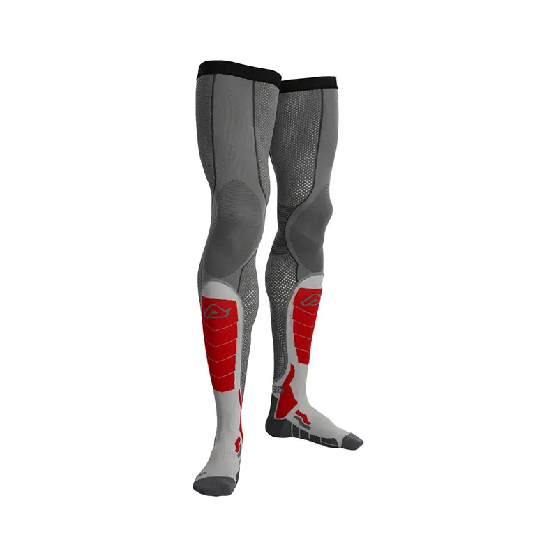 Calze Acerbis X-Leg Pro Vented grigio rosso-S/M Offerta Speciale