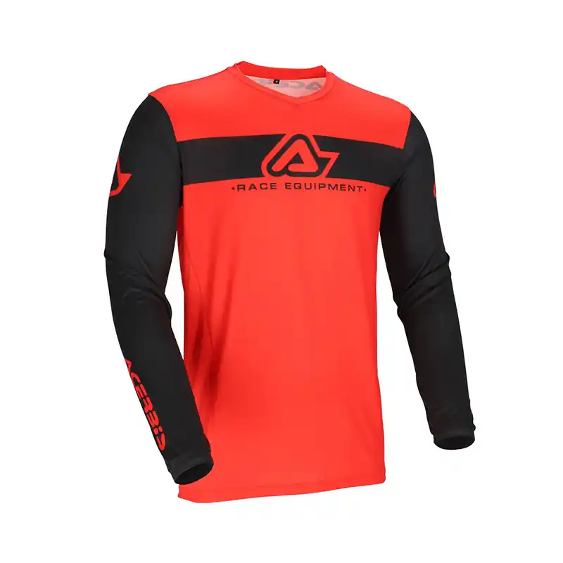 Maglia Acerbis MX J-Track Inc 2.0 nero rosso-S Non Perdere